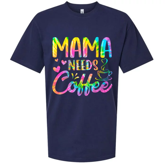 Funny Mommy Mama Needs Coffee Mother's Day Coffee Lover Funny Gift Sueded Cloud Jersey T-Shirt