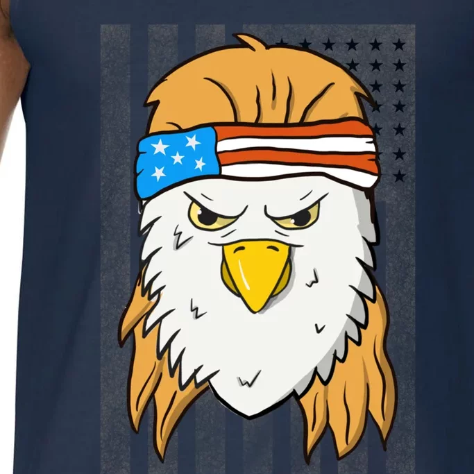 Funny Mullet Merica Bald Eagle 4th Of July American Flag Gift Comfort Colors® Tank Top