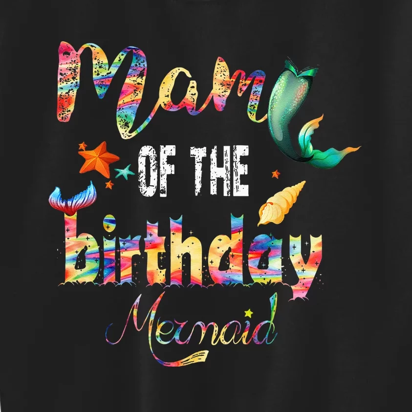 Family Matching Mommy Of The Birthday Mermaid Party Squad Kids Sweatshirt