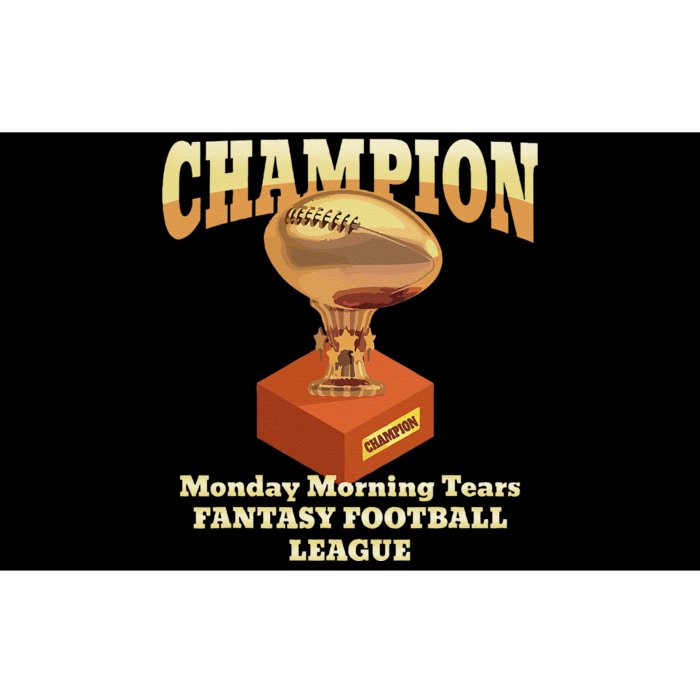 Funny Monday Morning Tears Fantasy Football Champion Bumper Sticker