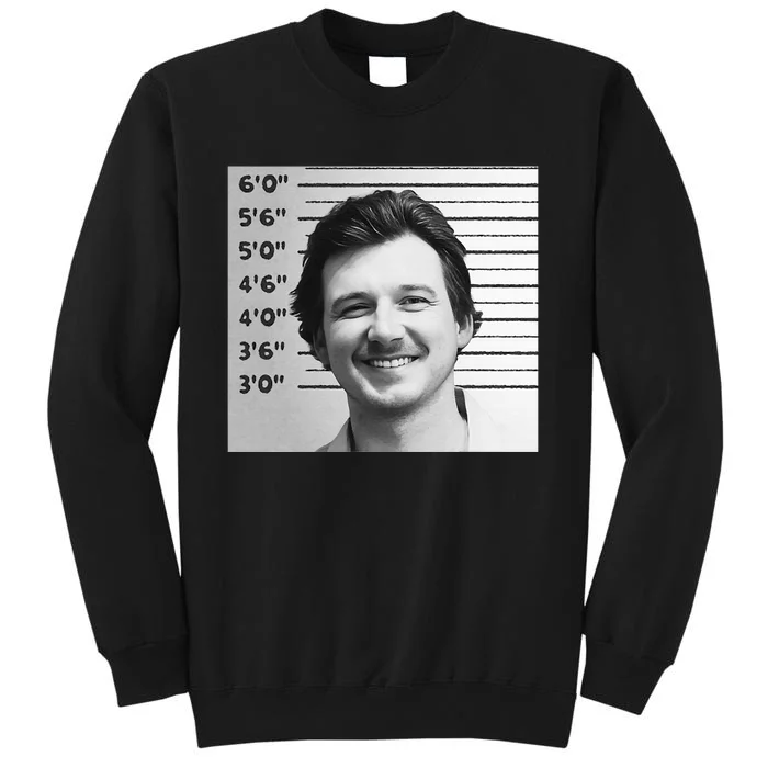 Funny Morgn Mugshot Tall Sweatshirt