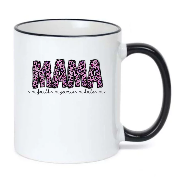 Floral Mama MotherS Day Gift Black Color Changing Mug