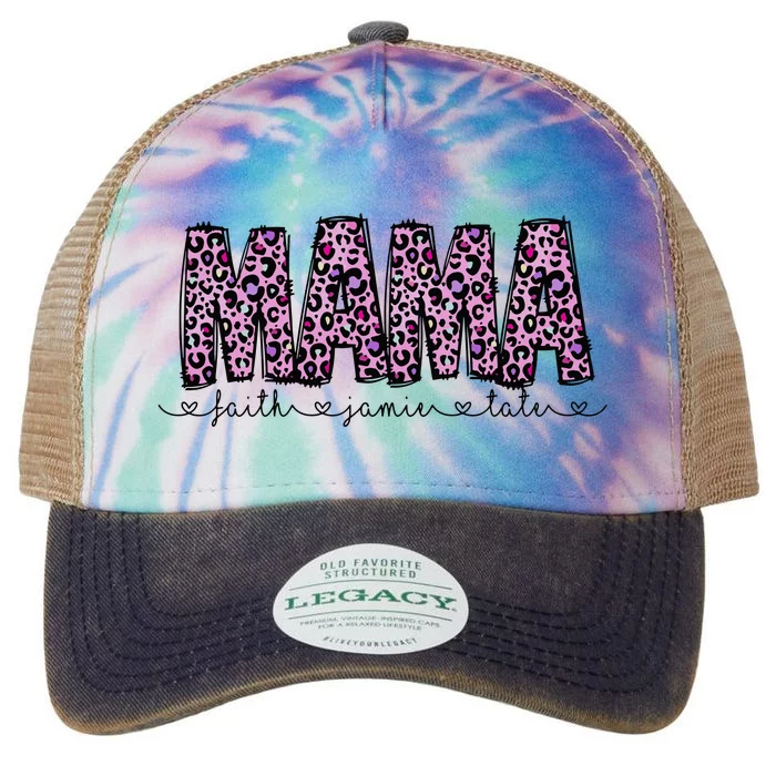 Floral Mama MotherS Day Gift Legacy Tie Dye Trucker Hat