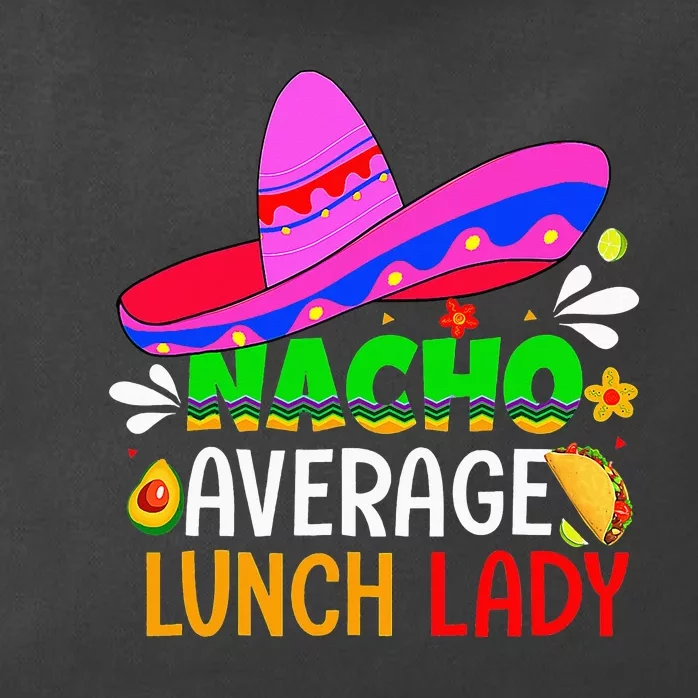 Fiesta Mexican Nacho Average Lady Cinco De Mayo Zip Tote Bag