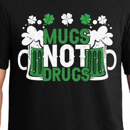 Funny Mugs Not Drugs St Patricks Day Pajama Set