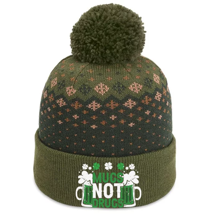 Funny Mugs Not Drugs St Patricks Day The Baniff Cuffed Pom Beanie