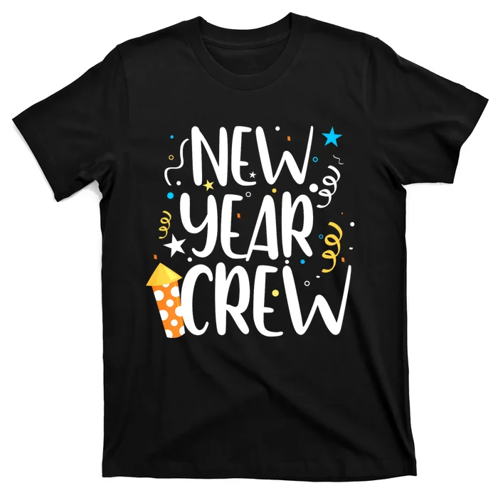 Family Matching New Years Crew New Year Celebration Party T-Shirt