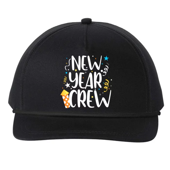 Family Matching New Years Crew New Year Celebration Party Snapback Five-Panel Rope Hat