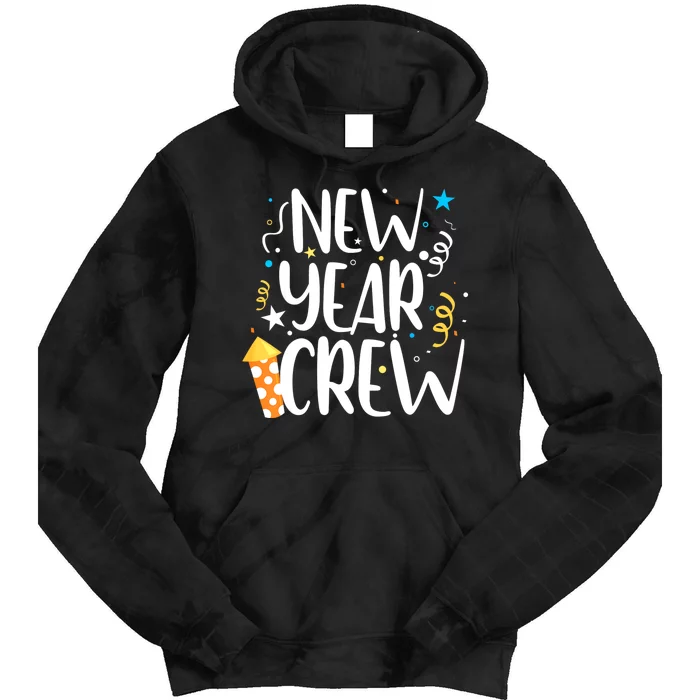 Family Matching New Years Crew New Year Celebration Party Tie Dye Hoodie