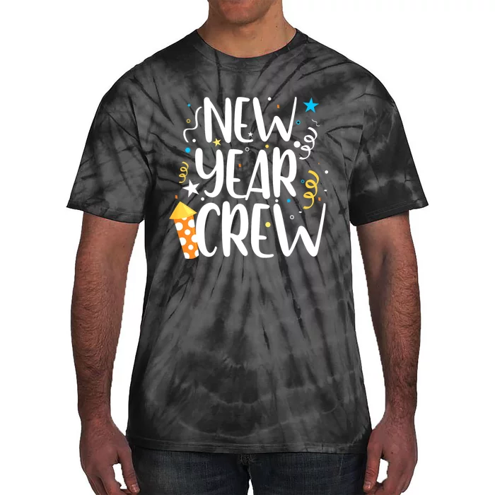 Family Matching New Years Crew New Year Celebration Party Tie-Dye T-Shirt