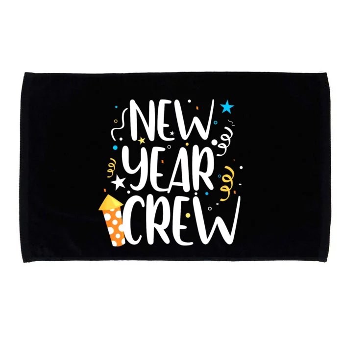 Family Matching New Years Crew New Year Celebration Party Microfiber Hand Towel