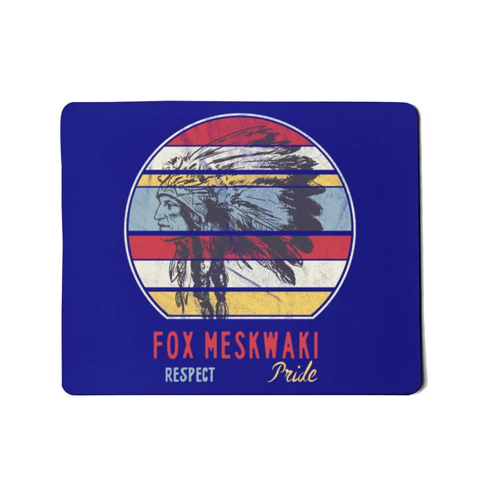 Fox Meskwaki Native American Indian Tribe Respect Pride Sun Gift Mousepad