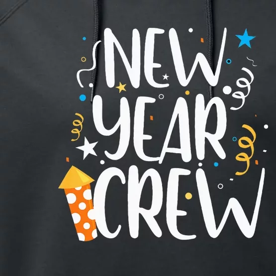 Family Matching New Years Crew New Year Celebration Party Performance Fleece Hoodie