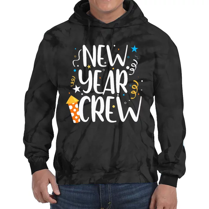 Family Matching New Years Crew New Year Celebration Party Tie Dye Hoodie