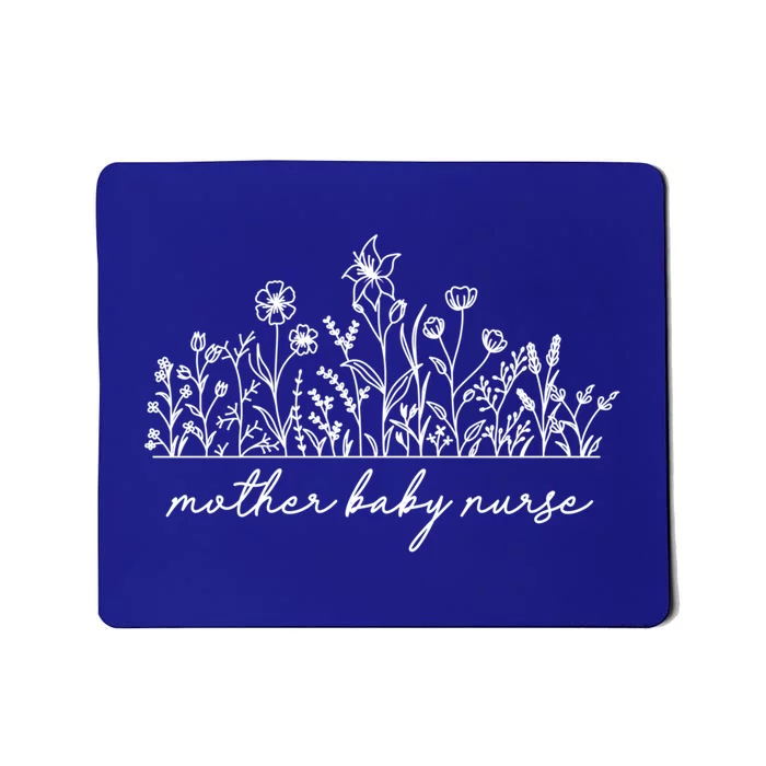 Floral Mother Nurse Cute Gift Mousepad