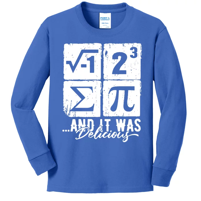 Funny Maths Nerdy Joke Kids Long Sleeve Shirt