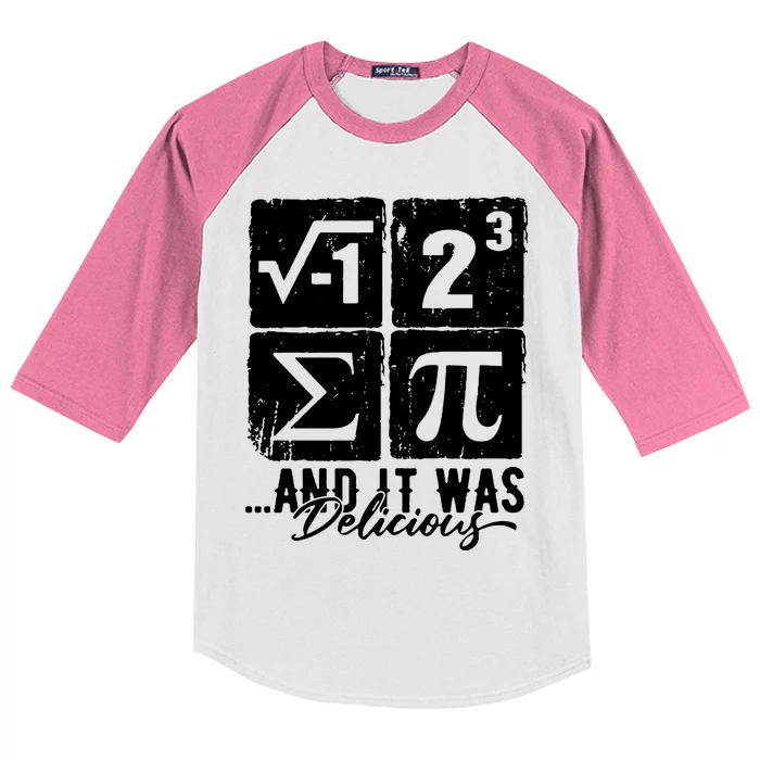 Funny Maths Nerdy Joke Kids Colorblock Raglan Jersey