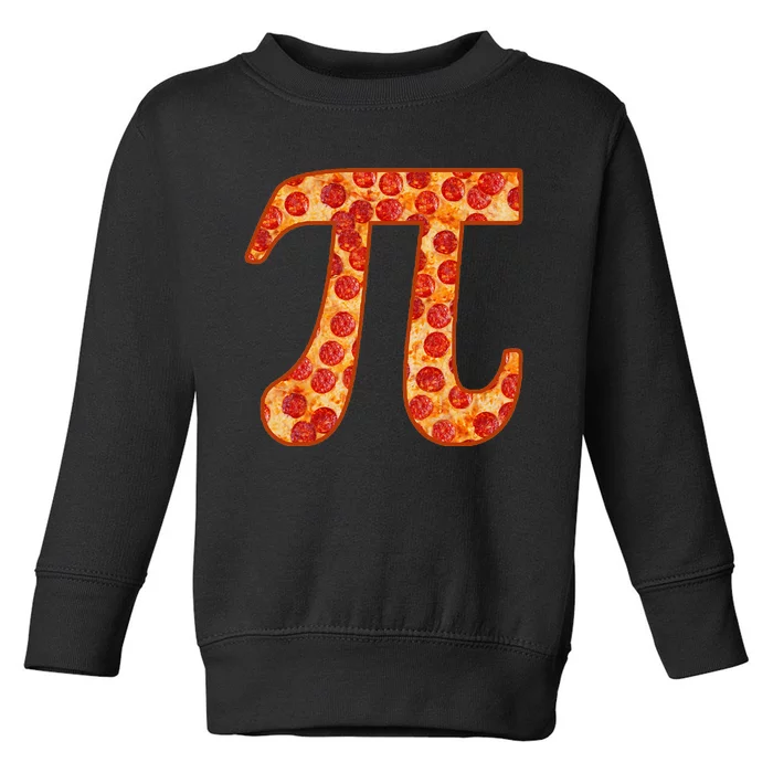 Funny Mathematics National Pi Day Pepperoni Pizza Toddler Sweatshirt