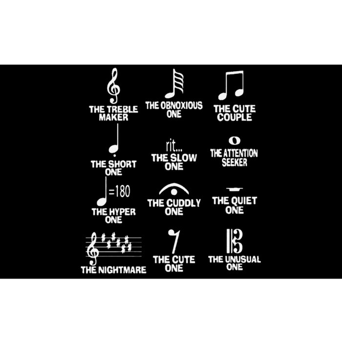 Funny Musical Notes Symbol Definition Humor Cute Christmas Gift Music Teacher Bumper Sticker