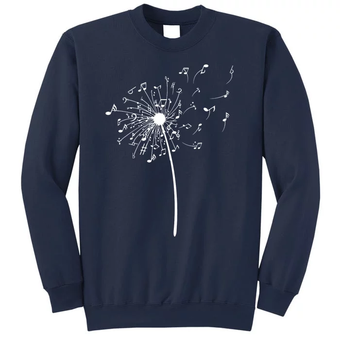 Funny Music Notes Gift For Men Women Cool Dandelion Flower Sweatshirt