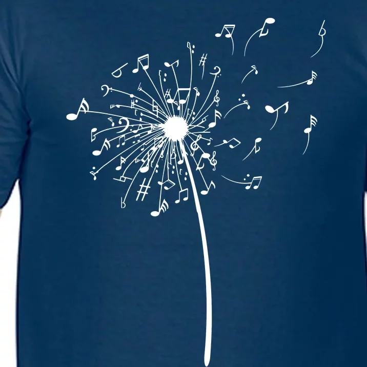 Funny Music Notes Gift For Men Women Cool Dandelion Flower Comfort Colors T-Shirt