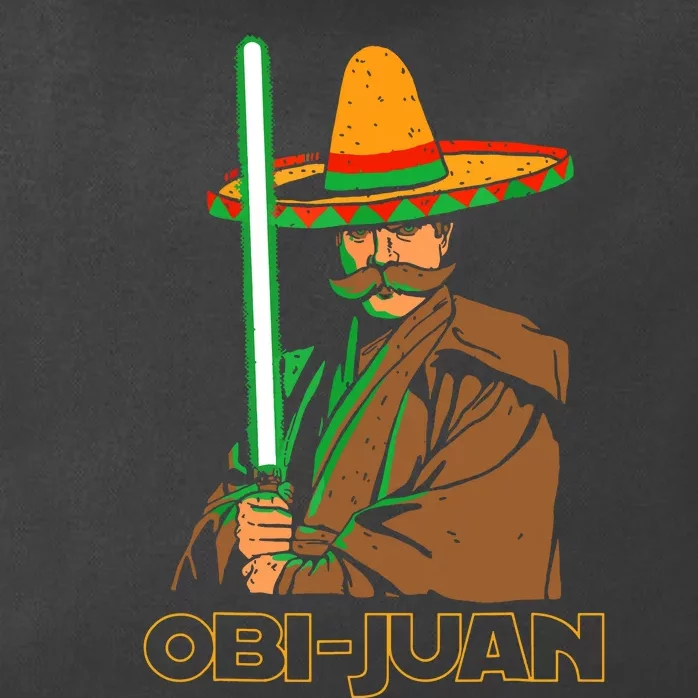 Funny Mexican Obi Juan Movie Parody Nerd Cinco De Mayo Gift Zip Tote Bag