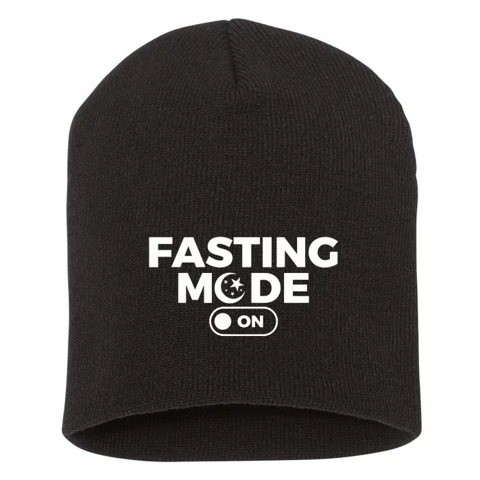 Fasting Mode On Ramadan Mubarak Short Acrylic Beanie