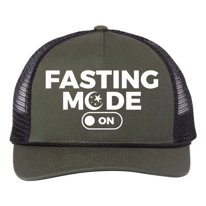 Fasting Mode On Ramadan Mubarak Retro Rope Trucker Hat Cap