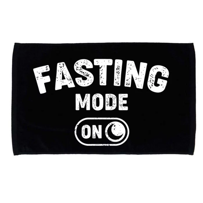 Fasting Mode On Cool Ramadan Karim Design Gift Microfiber Hand Towel