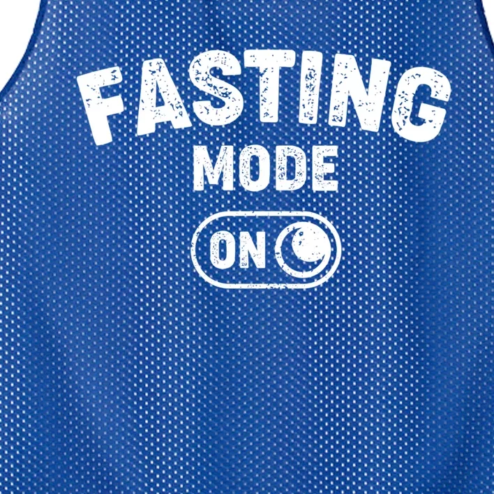 Fasting Mode On Cool Ramadan Karim Design Gift Mesh Reversible Basketball Jersey Tank