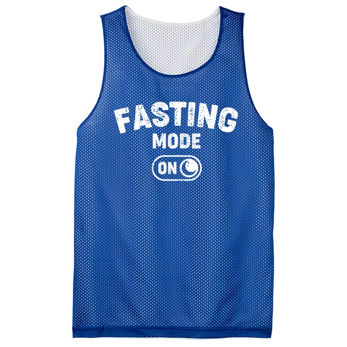 Fasting Mode On Cool Ramadan Karim Design Gift Mesh Reversible Basketball Jersey Tank