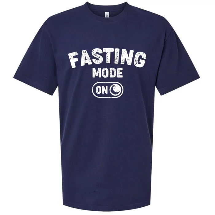 Fasting Mode On Cool Ramadan Karim Design Gift Sueded Cloud Jersey T-Shirt