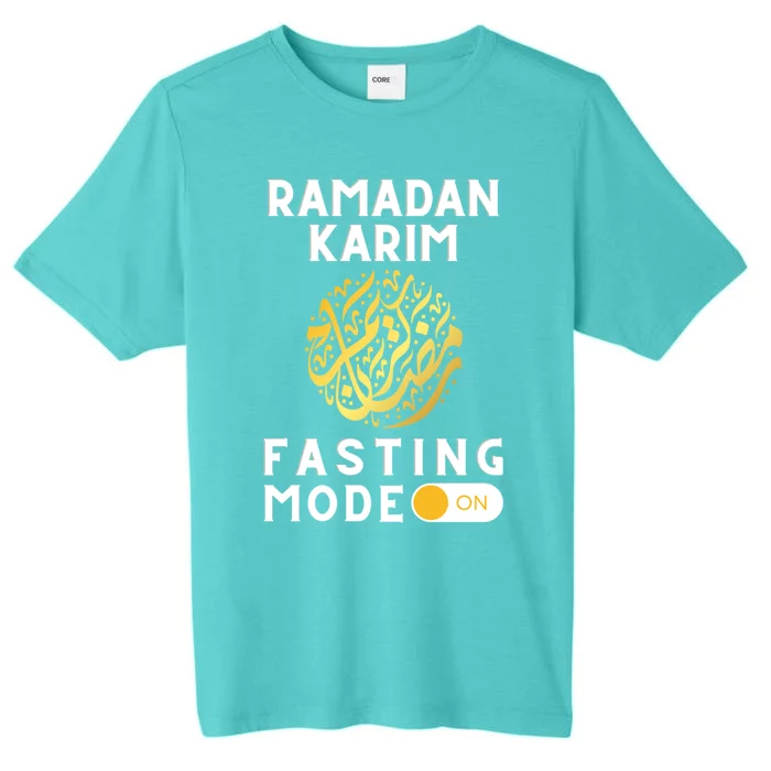 Fasting Mode On Funny Ramadan Mubarak Karim For Muslims Gift ChromaSoft Performance T-Shirt