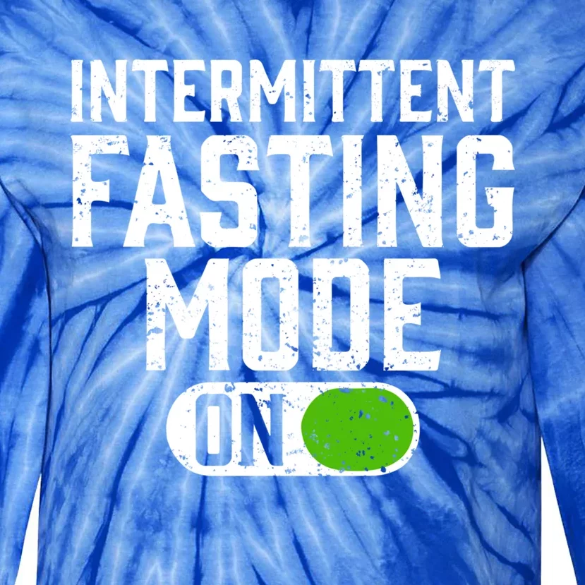 Fasting Mode On Long Term And Intermittent Fasting Gift Tie-Dye Long Sleeve Shirt