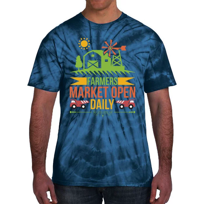 Farmers Market Open Daily Tie-Dye T-Shirt