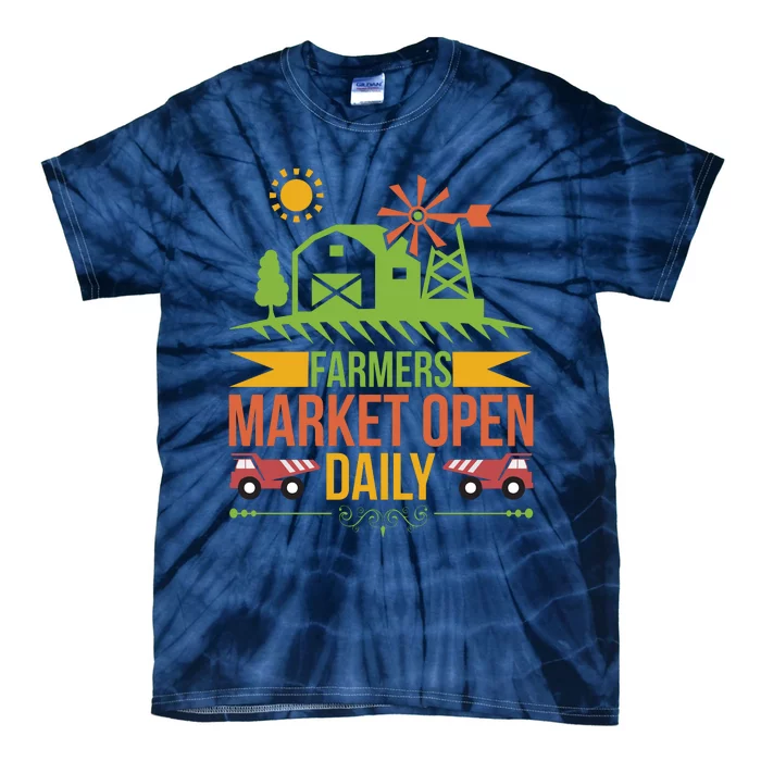 Farmers Market Open Daily Tie-Dye T-Shirt