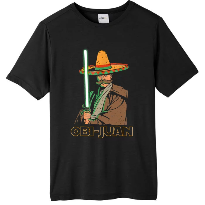 Funny Mexican Obi Juan Movie Parody Nerd Cinco De Mayo Gift ChromaSoft Performance T-Shirt