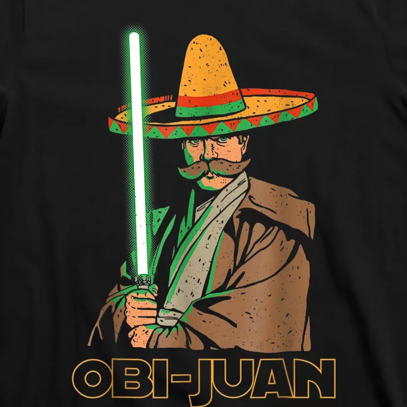 Funny Mexican Obi Juan Movie Parody Nerd Cinco De Mayo Gift T-Shirt