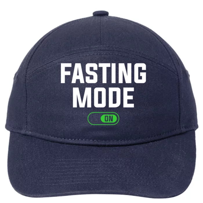 Fasting Mode On Weight Loss Workout Diet Gift 7-Panel Snapback Hat