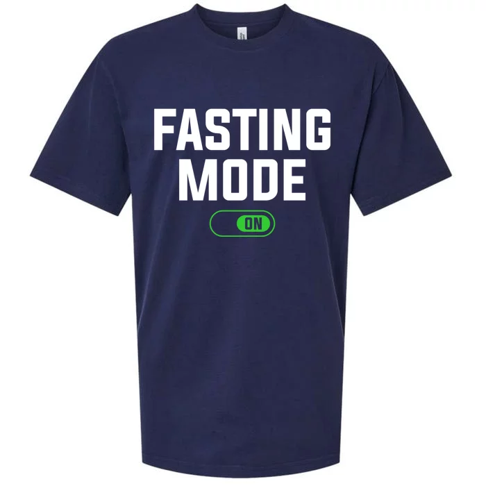 Fasting Mode On Weight Loss Workout Diet Gift Sueded Cloud Jersey T-Shirt