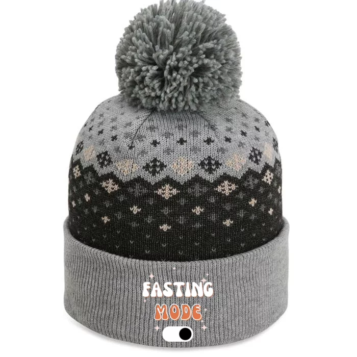 Fasting Mode On Ramadan MuBarak Gift The Baniff Cuffed Pom Beanie