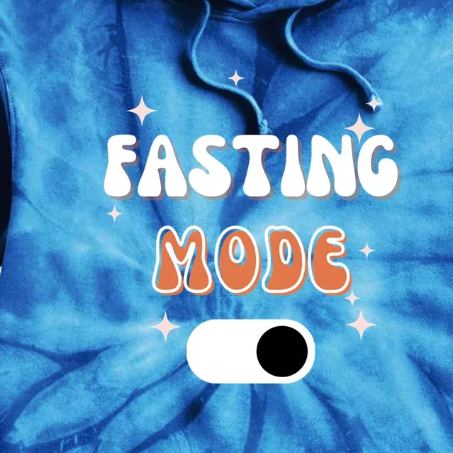 Fasting Mode On Ramadan MuBarak Gift Tie Dye Hoodie