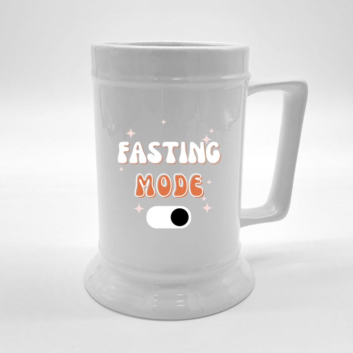 Fasting Mode On Ramadan MuBarak Gift Front & Back Beer Stein