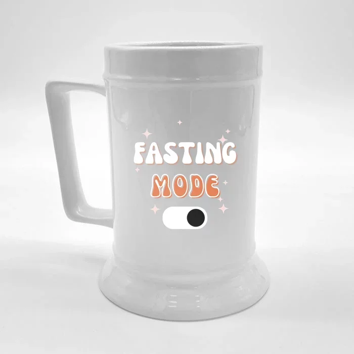 Fasting Mode On Ramadan MuBarak Gift Front & Back Beer Stein