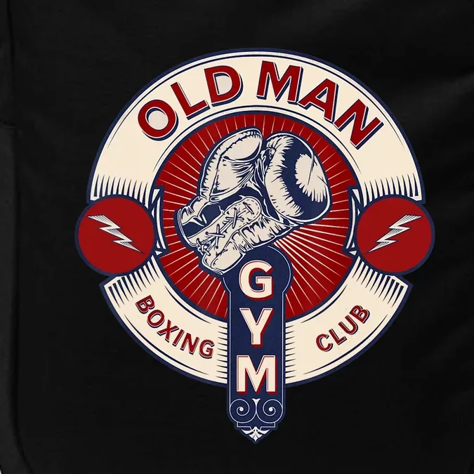 Funny MMA Old Man Boxing Club Combat Sports Impact Tech Backpack