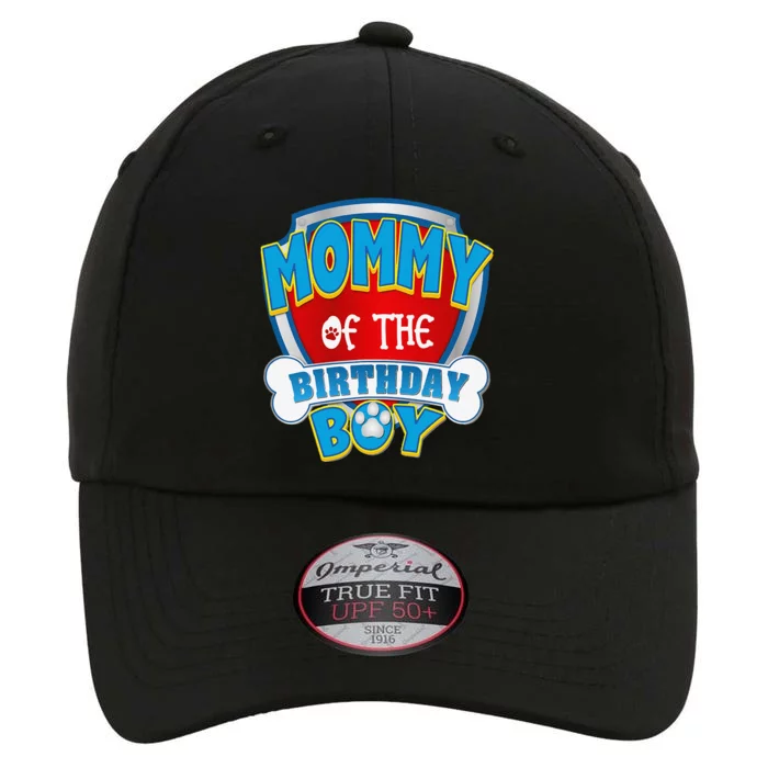 Funny Mommy Of The Birthday Boy Dog Paw Family Matching Gift The Original Performance Cap