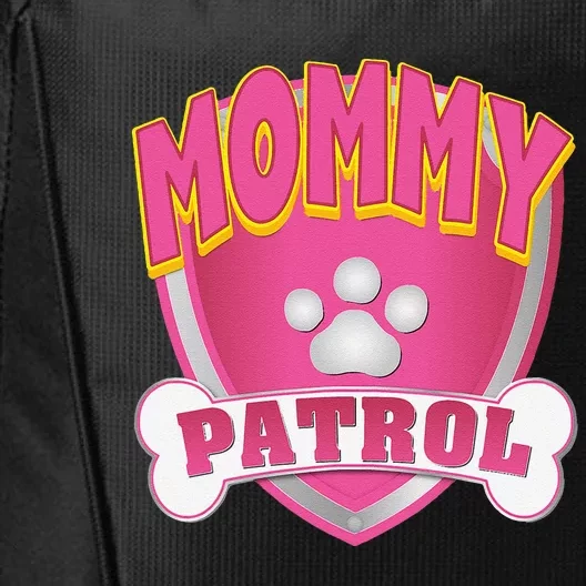 Funny Mommy Of The Birthday Girl Dog Paw Mom Matching Gift City Backpack