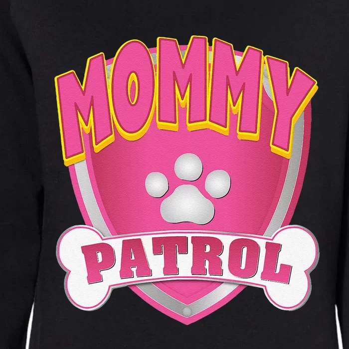 Funny Mommy Of The Birthday Girl Dog Paw Mom Matching Gift Womens California Wash Sweatshirt