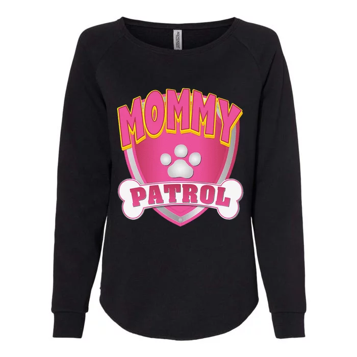 Funny Mommy Of The Birthday Girl Dog Paw Mom Matching Gift Womens California Wash Sweatshirt