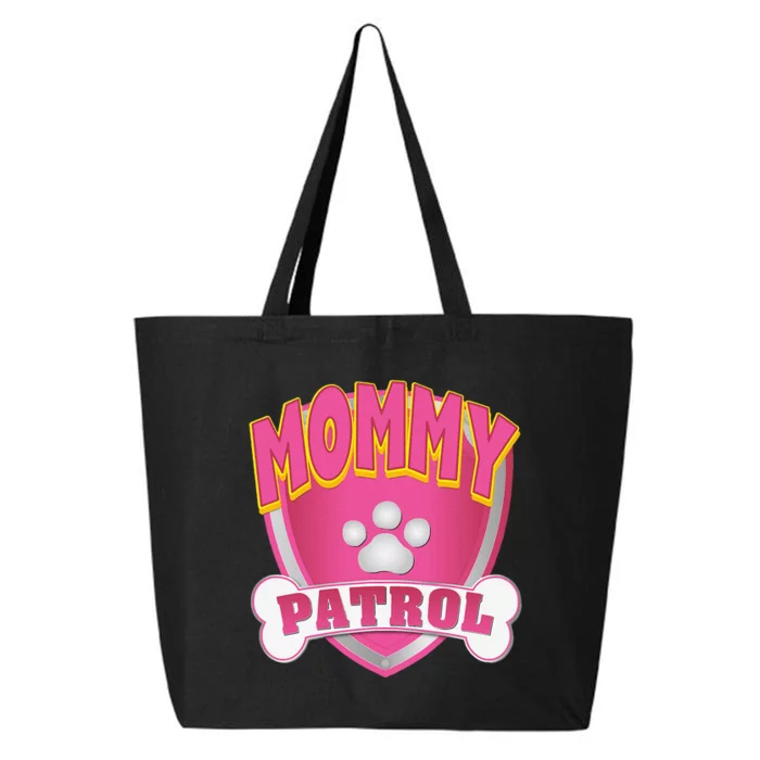 Funny Mommy Of The Birthday Girl Dog Paw Mom Matching Gift 25L Jumbo Tote